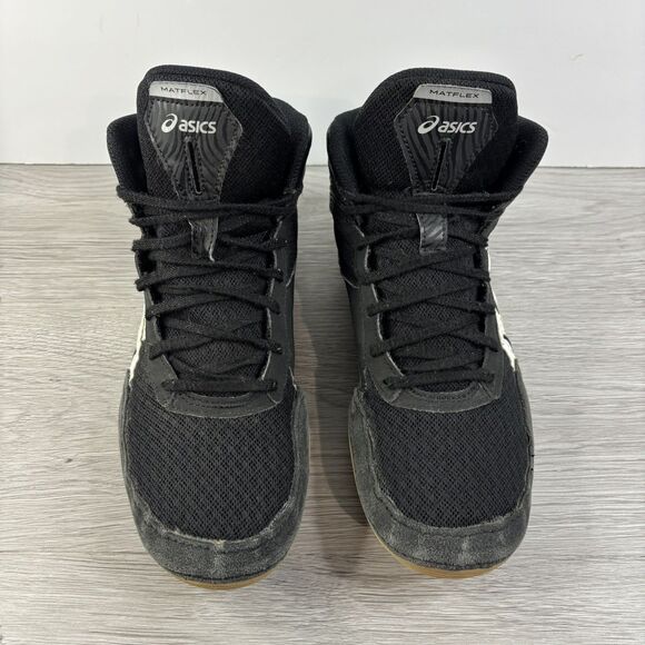 Asics Matflex 7 Men's Size 8.5 Wrestling Shoes, Black/White, athletic, training - Picture 6 of 12